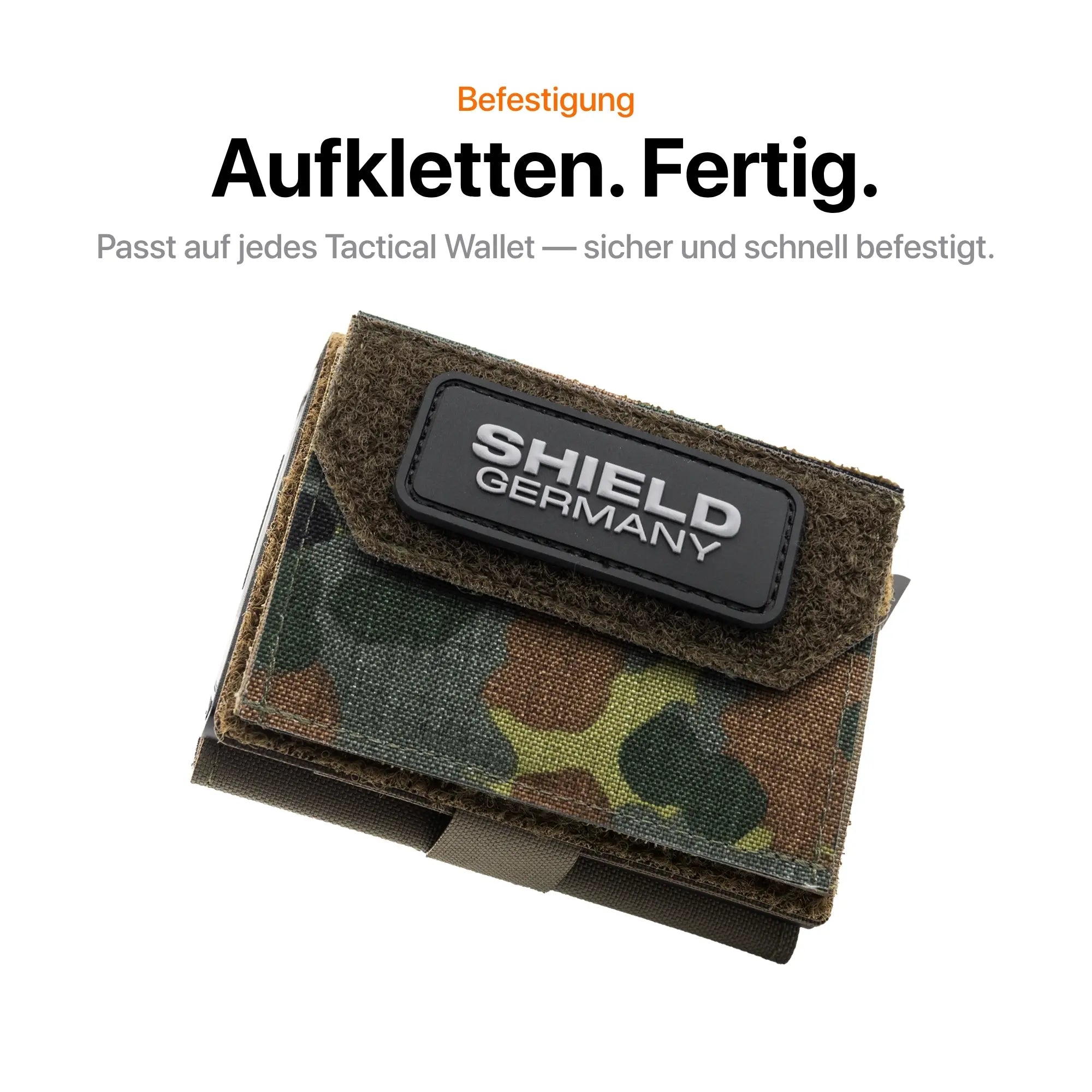 Tactical Wallet Münzfach - 5-Farben Flecktarn