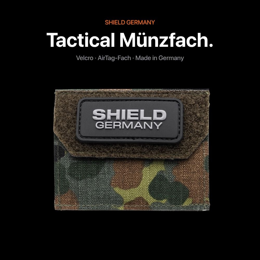 Tactical Wallet Münzfach - 5-Farben Flecktarn