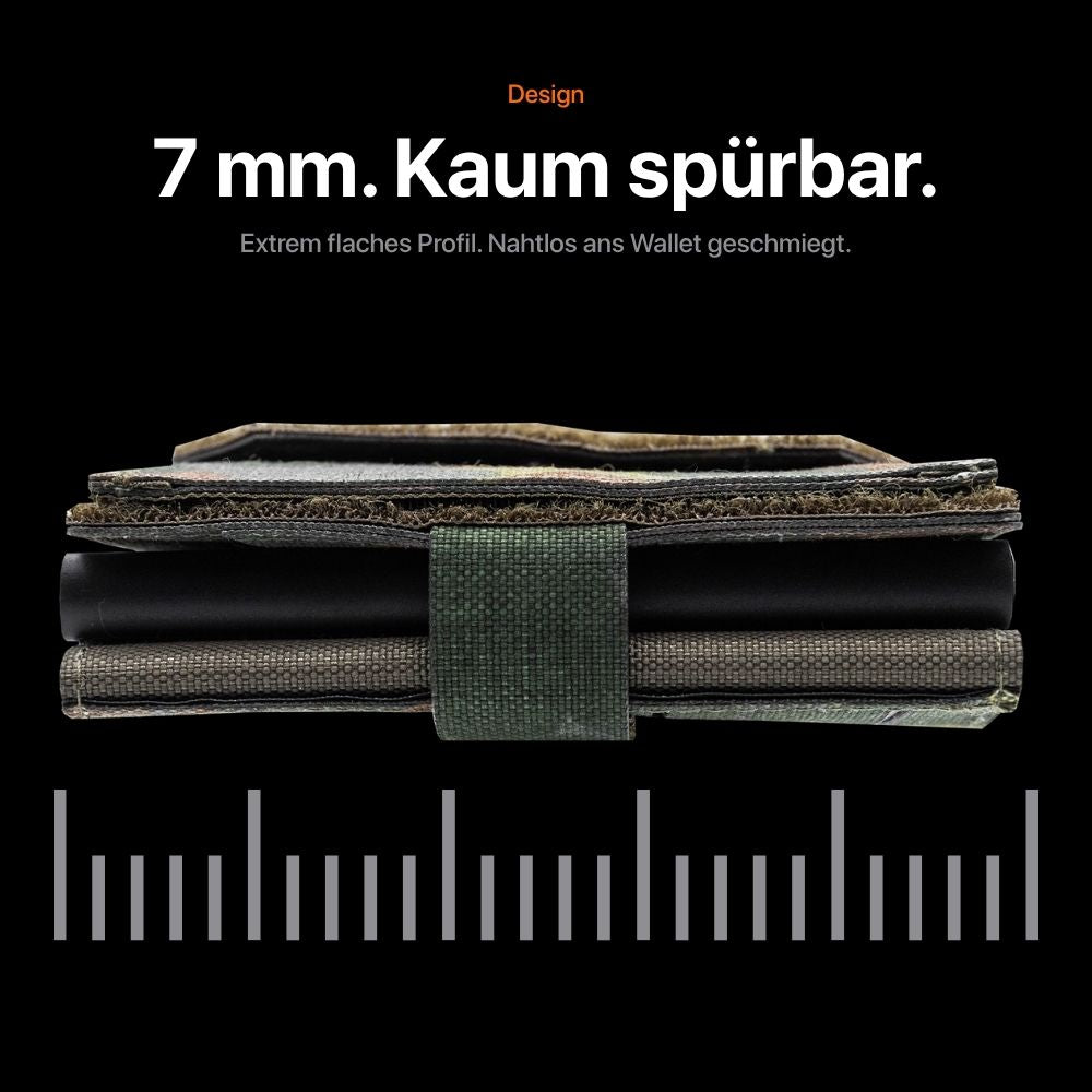 Tactical Wallet Münzfach - 5-Farben Flecktarn
