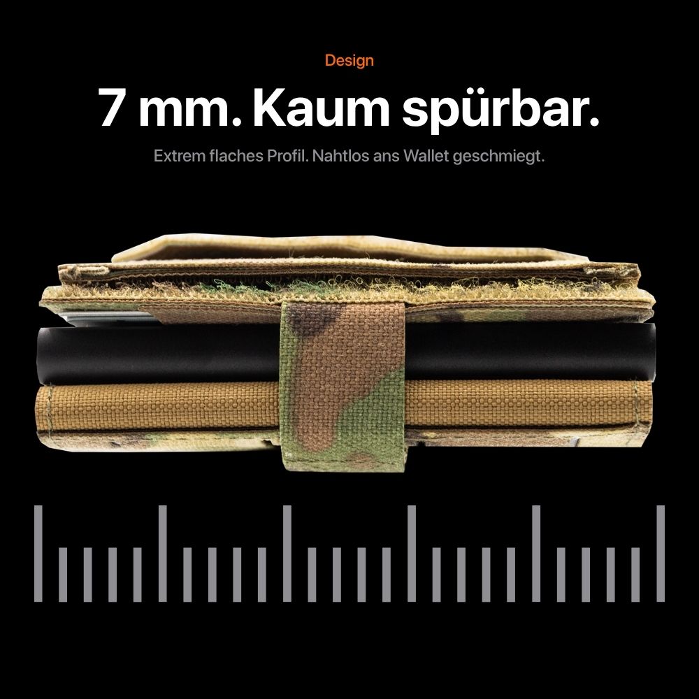 Tactical Wallet Münzfach - Multicam Hell