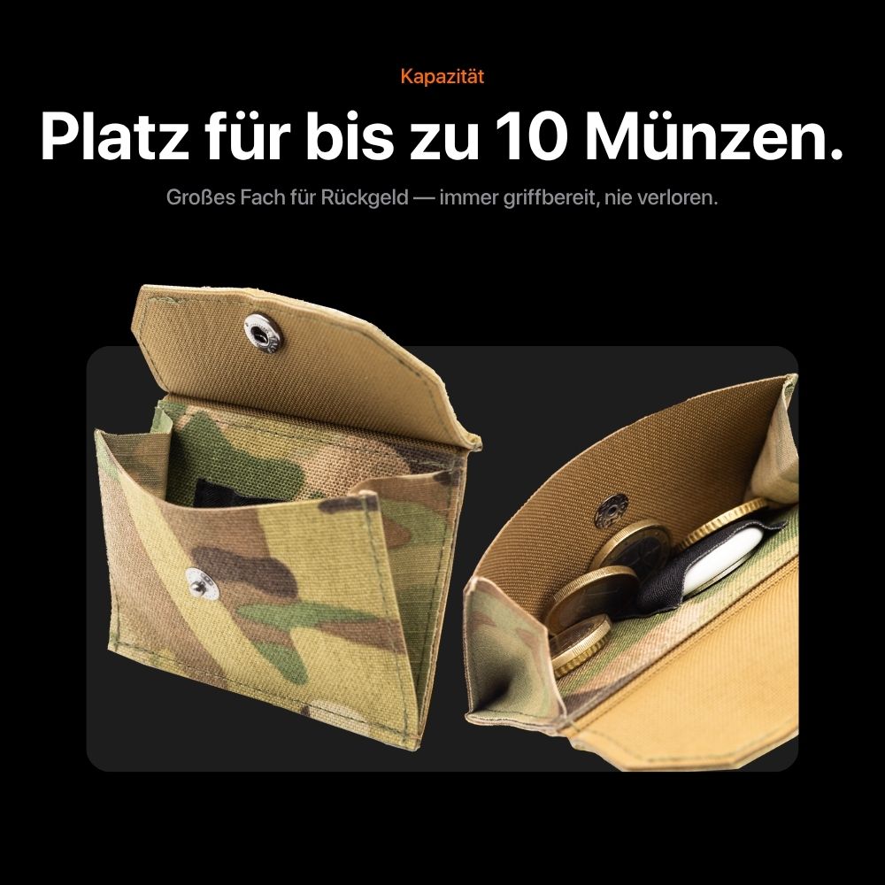 Tactical Wallet Münzfach - Multicam Hell