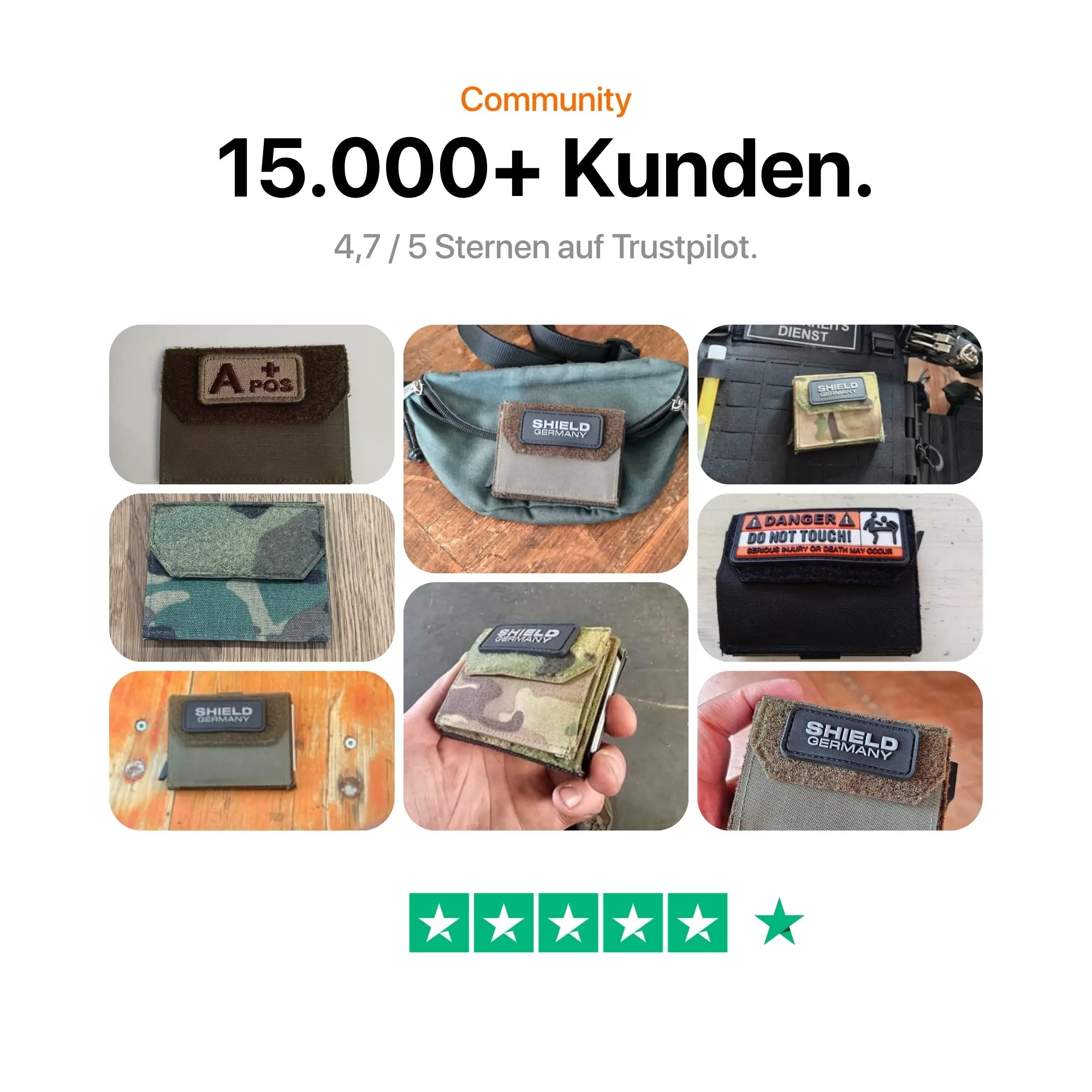 Tactical Wallet Münzfach - Wolfgrey