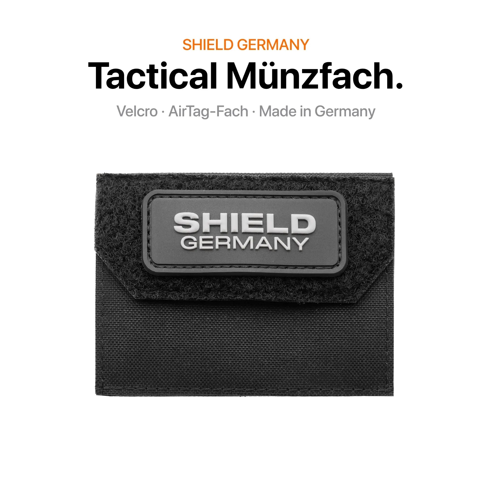 Tactical Wallet Münzfach - Schwarz
