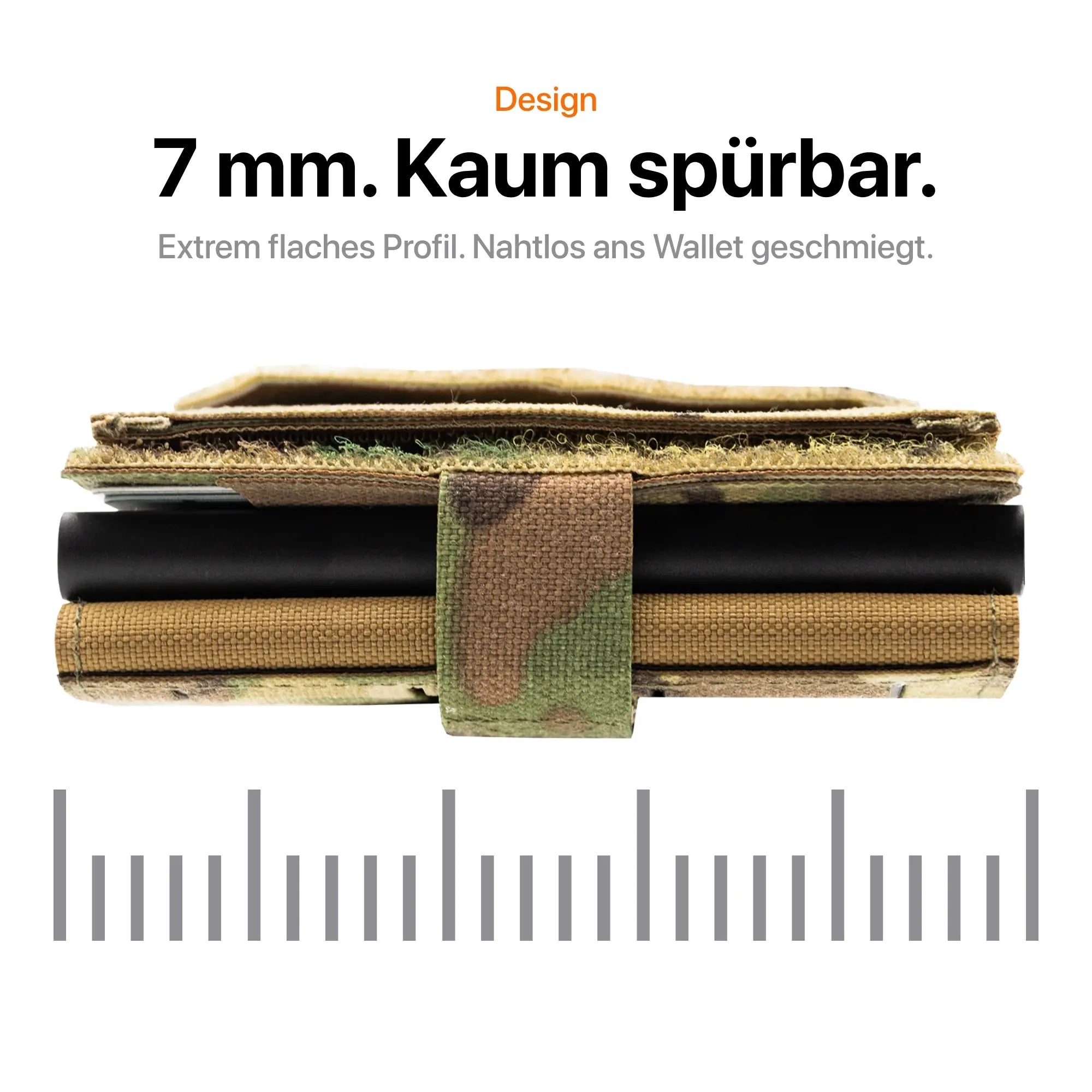 Tactical Wallet Münzfach - Multicam Hell