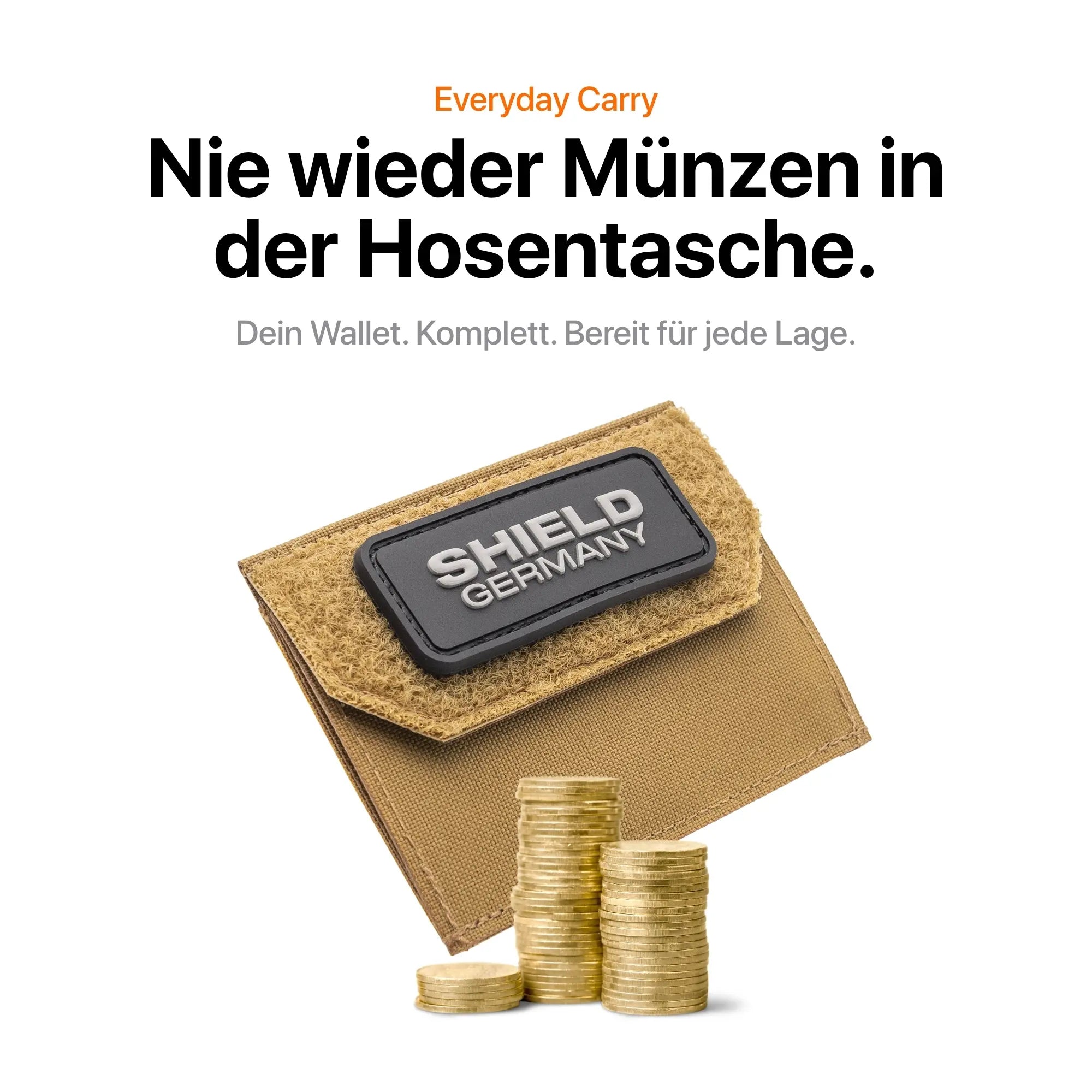 Tactical Wallet Münzfach - Coyote