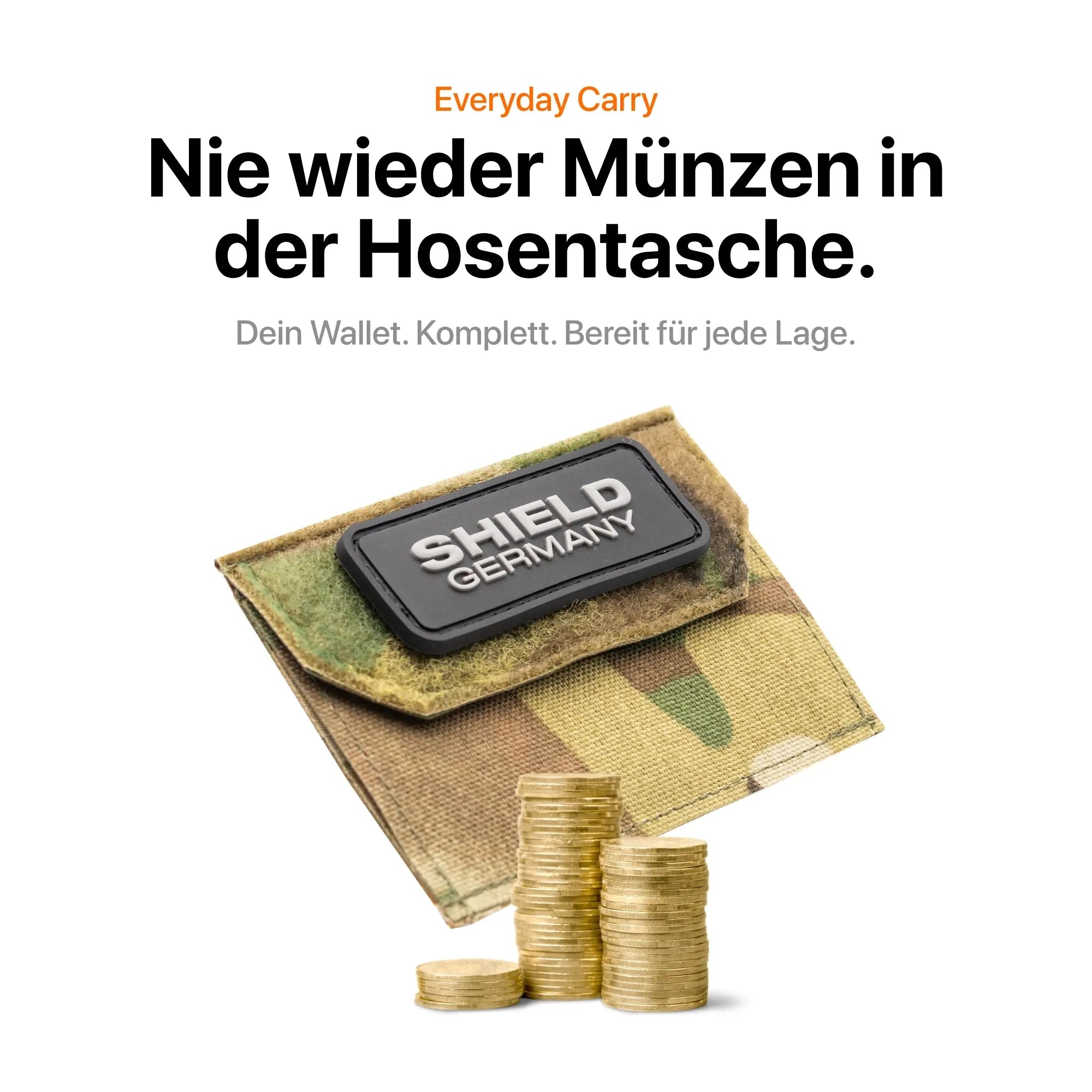 Tactical Wallet Münzfach - Multicam Hell