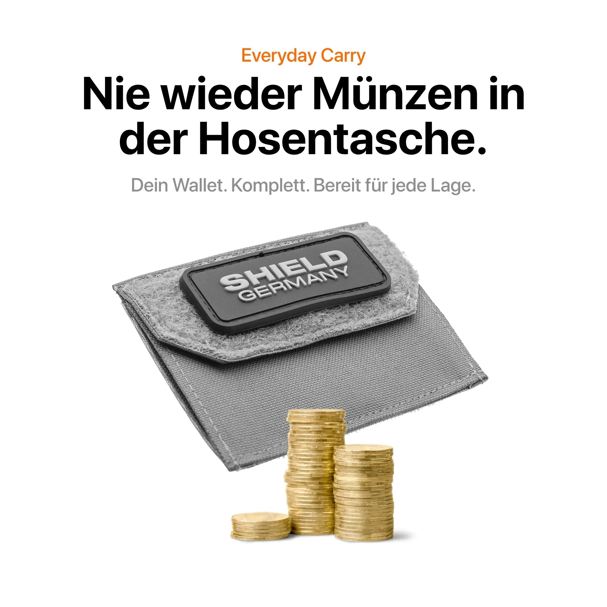 Tactical Wallet Münzfach - Wolfgrey