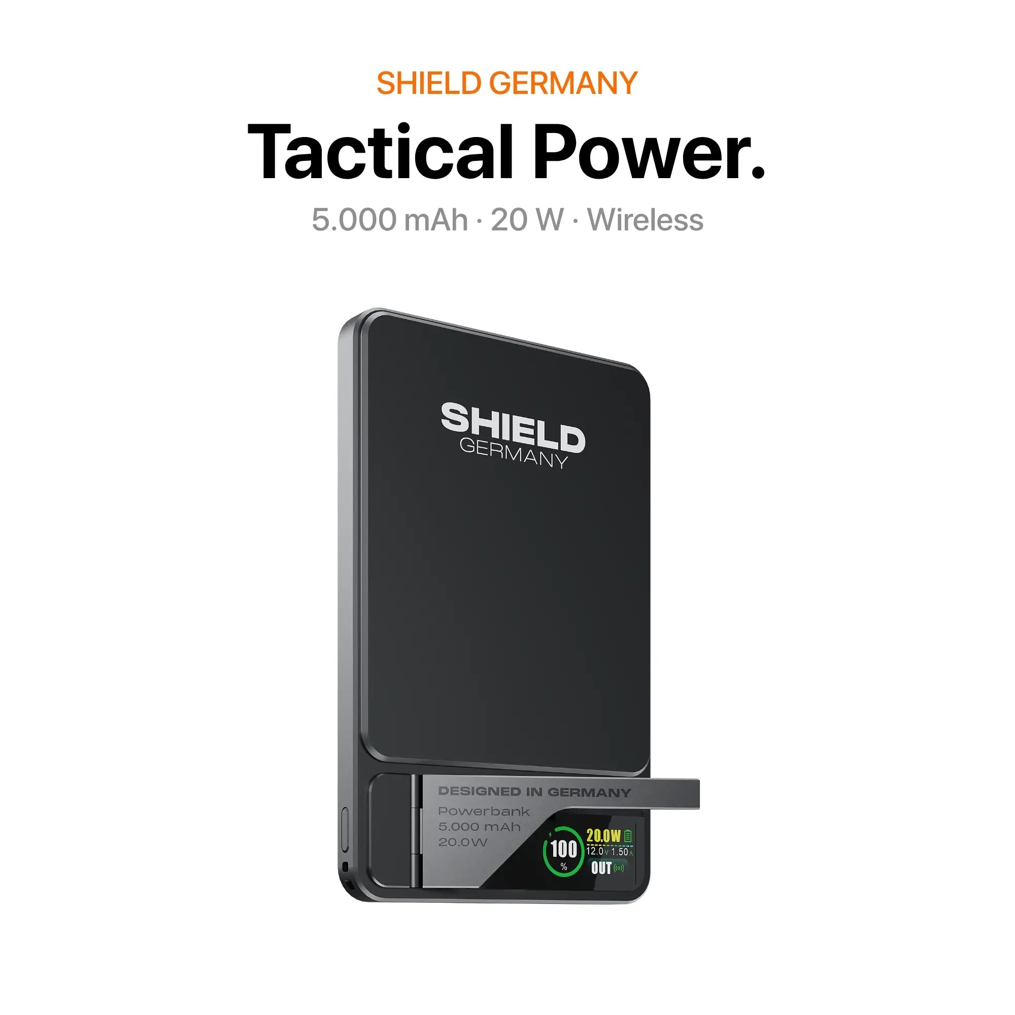 Tactical Powerbank - 5.000 mAh Wireless