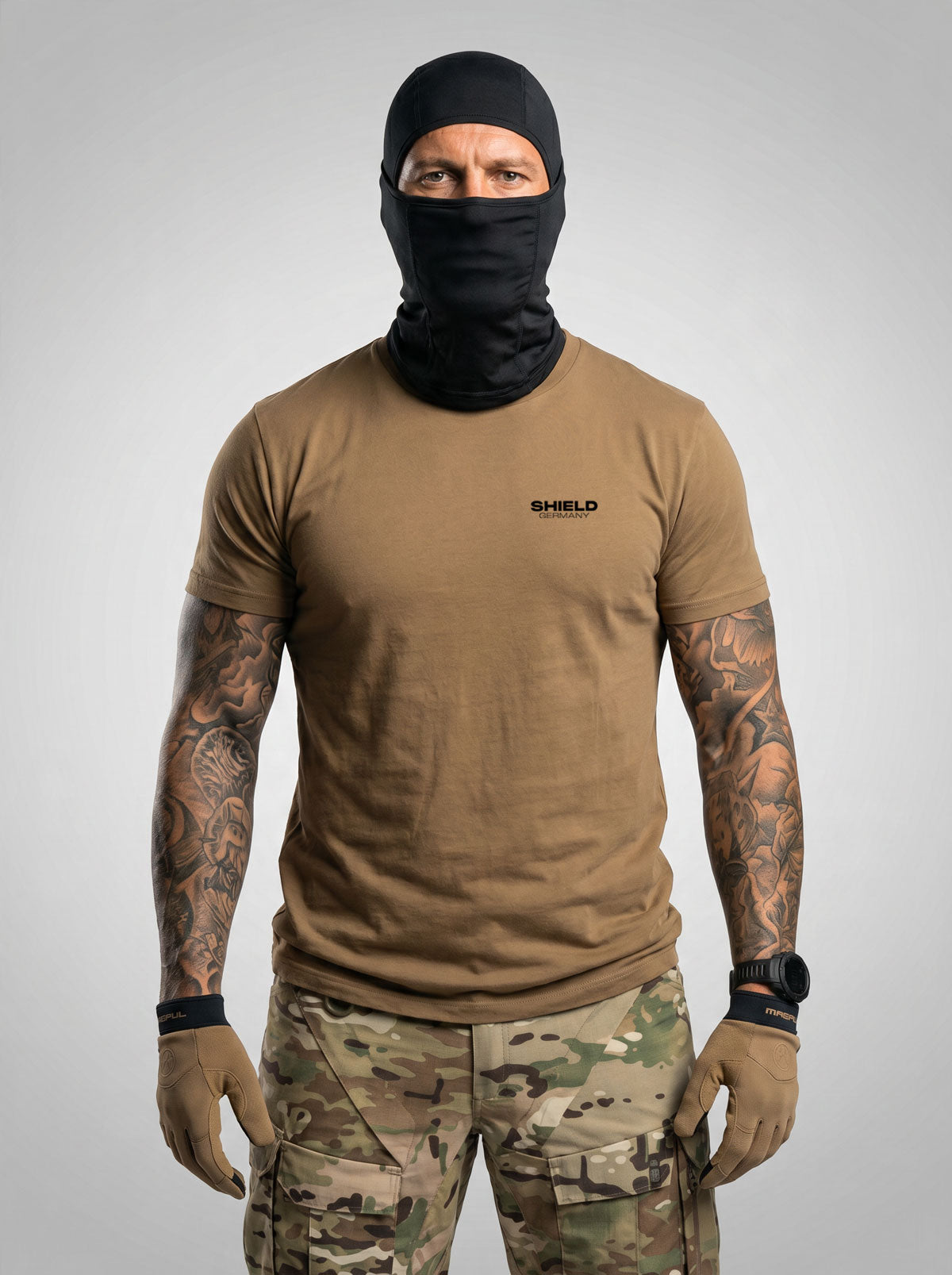 SHIELD Germany Logo T-Shirt - Coyote