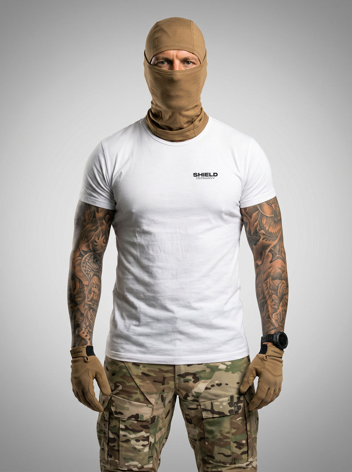 SHIELD Germany Logo T-Shirt - Weiß