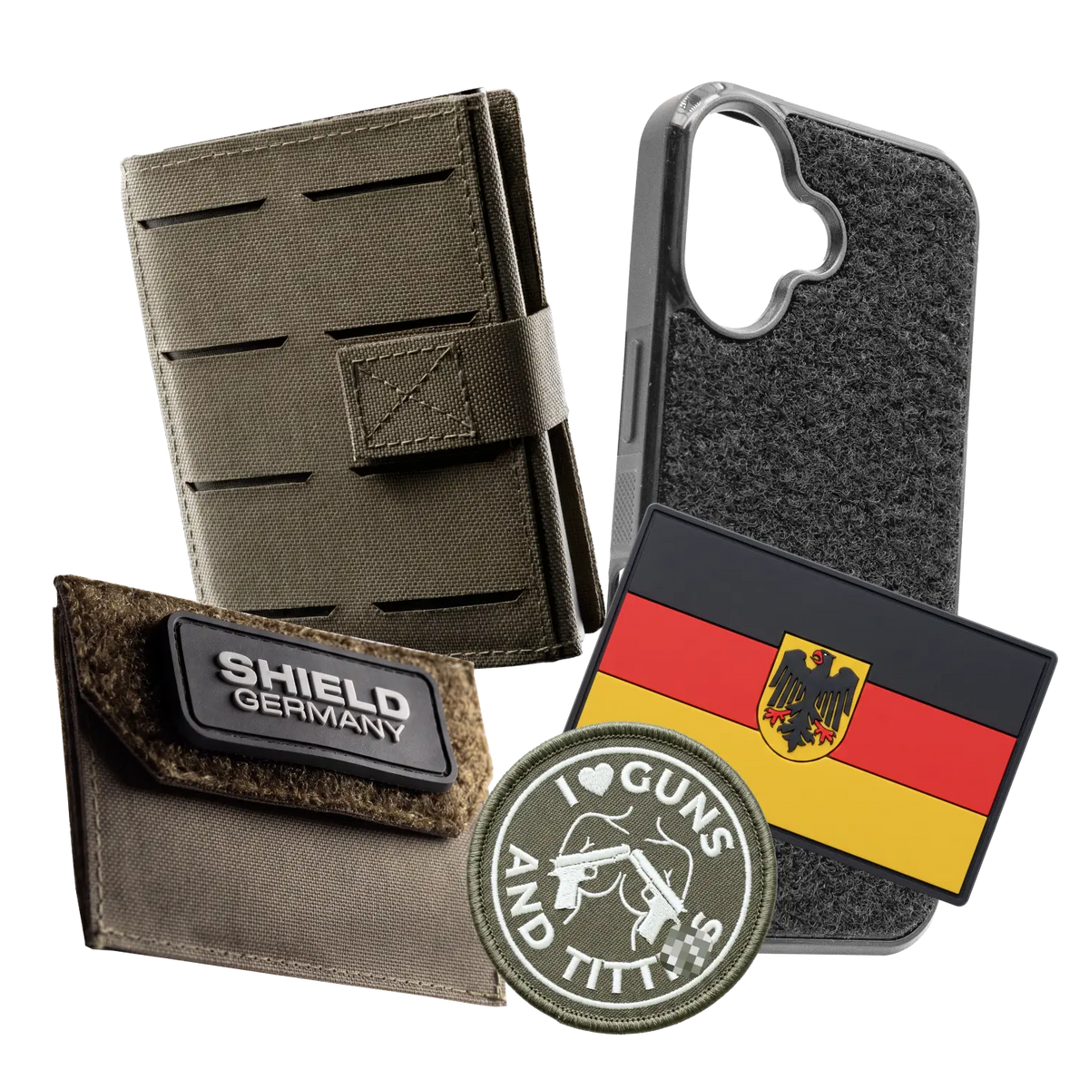 SHIELD Setup – Wallet, Münzfach, Ausweisfach und Patches