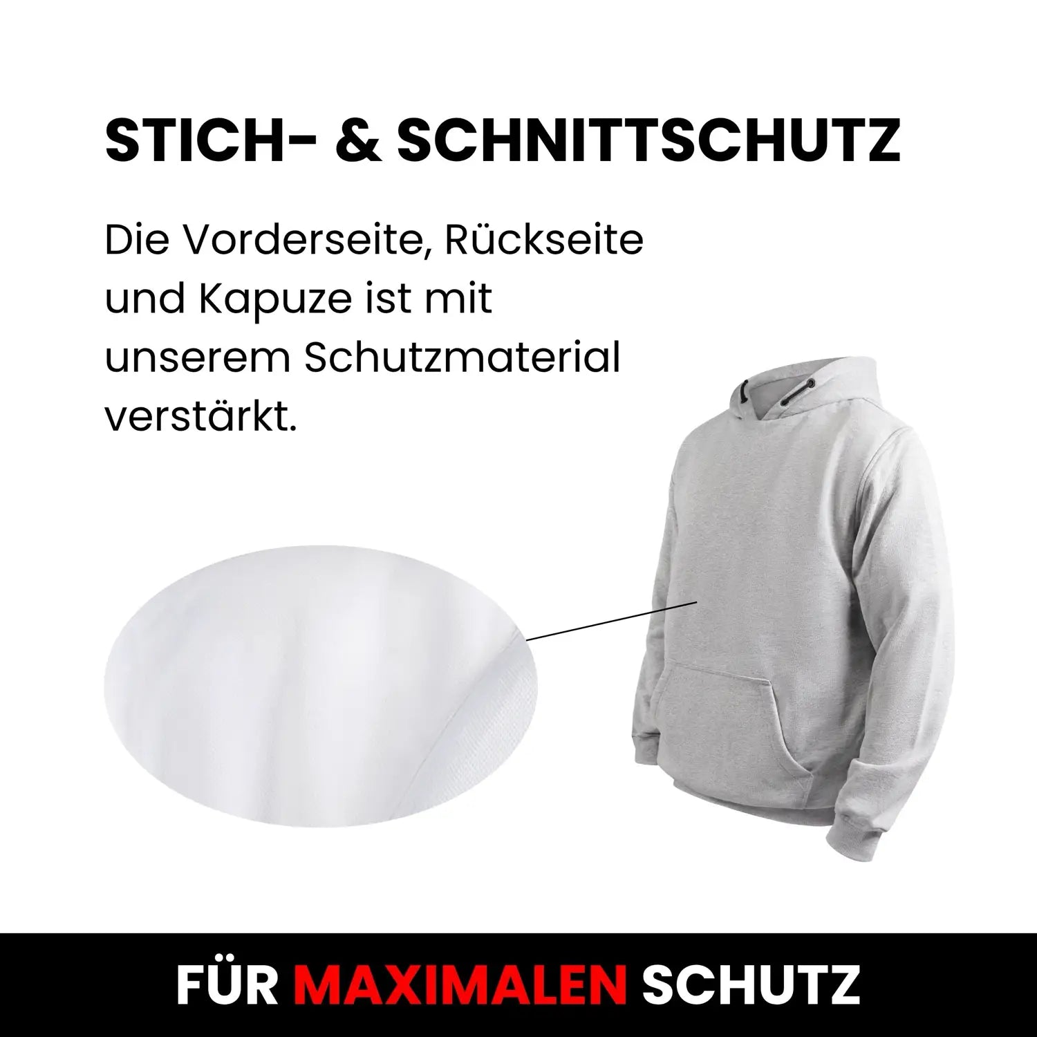 Protector Pro Hoodie - Schnitt- und Stichhemmend