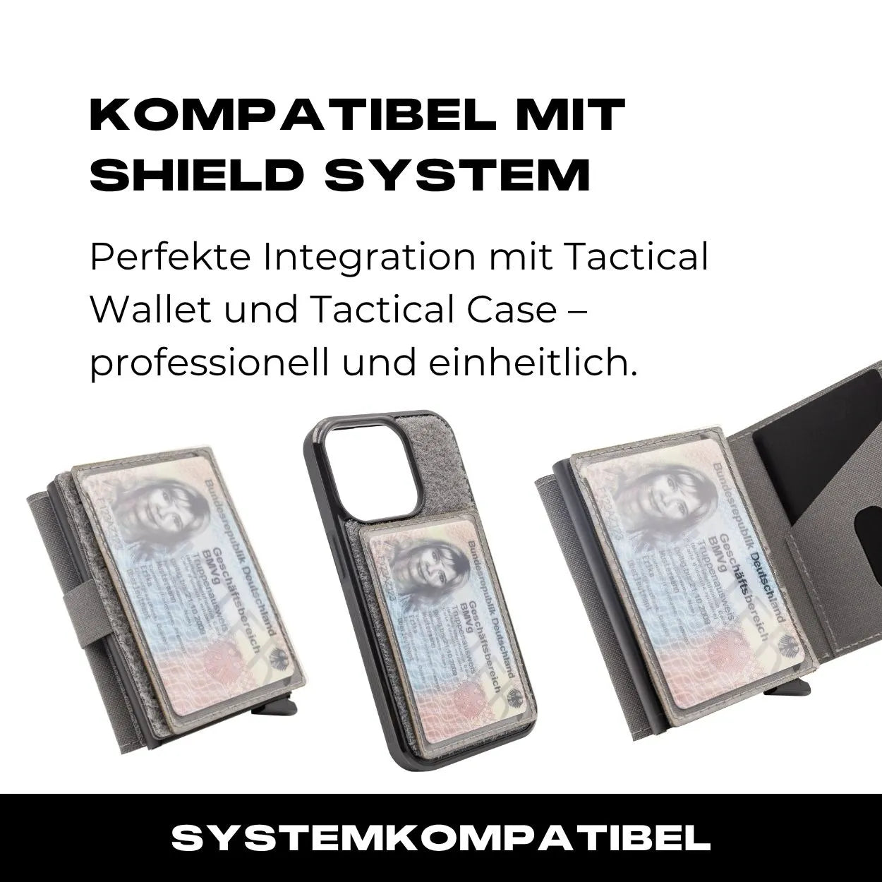 Ausweisfach mit Hakenklett in WG