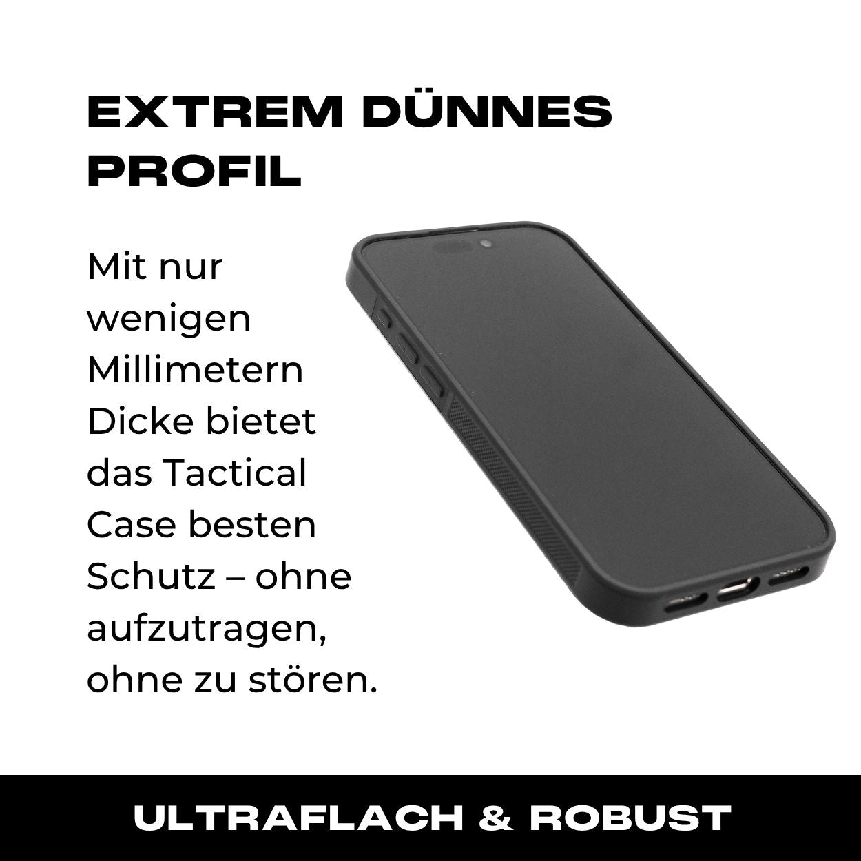 Tactical Case mit schwarzem Flauschklett - iPhone 14 Reihe