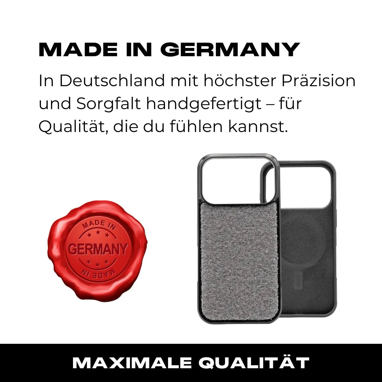 Tactical Case mit Wolfgrey Flauschklett - iPhone 17 Reihe