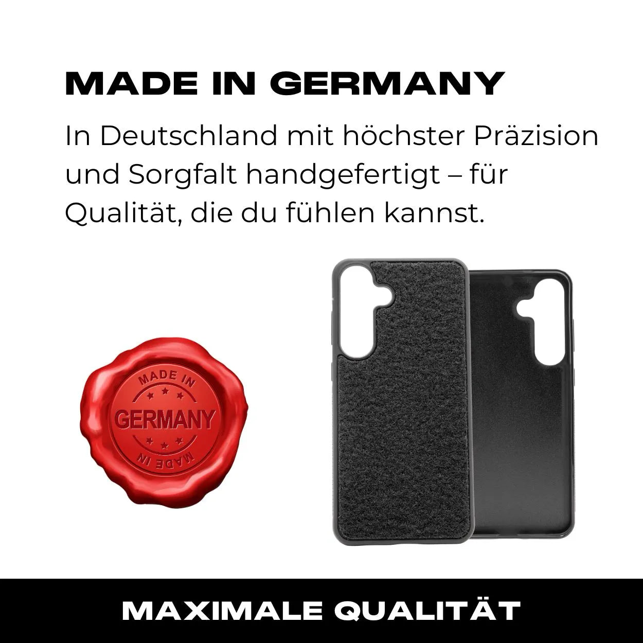 Tactical Case mit schwarzem Flauschklett - Samsung Galaxy S25 Reihe