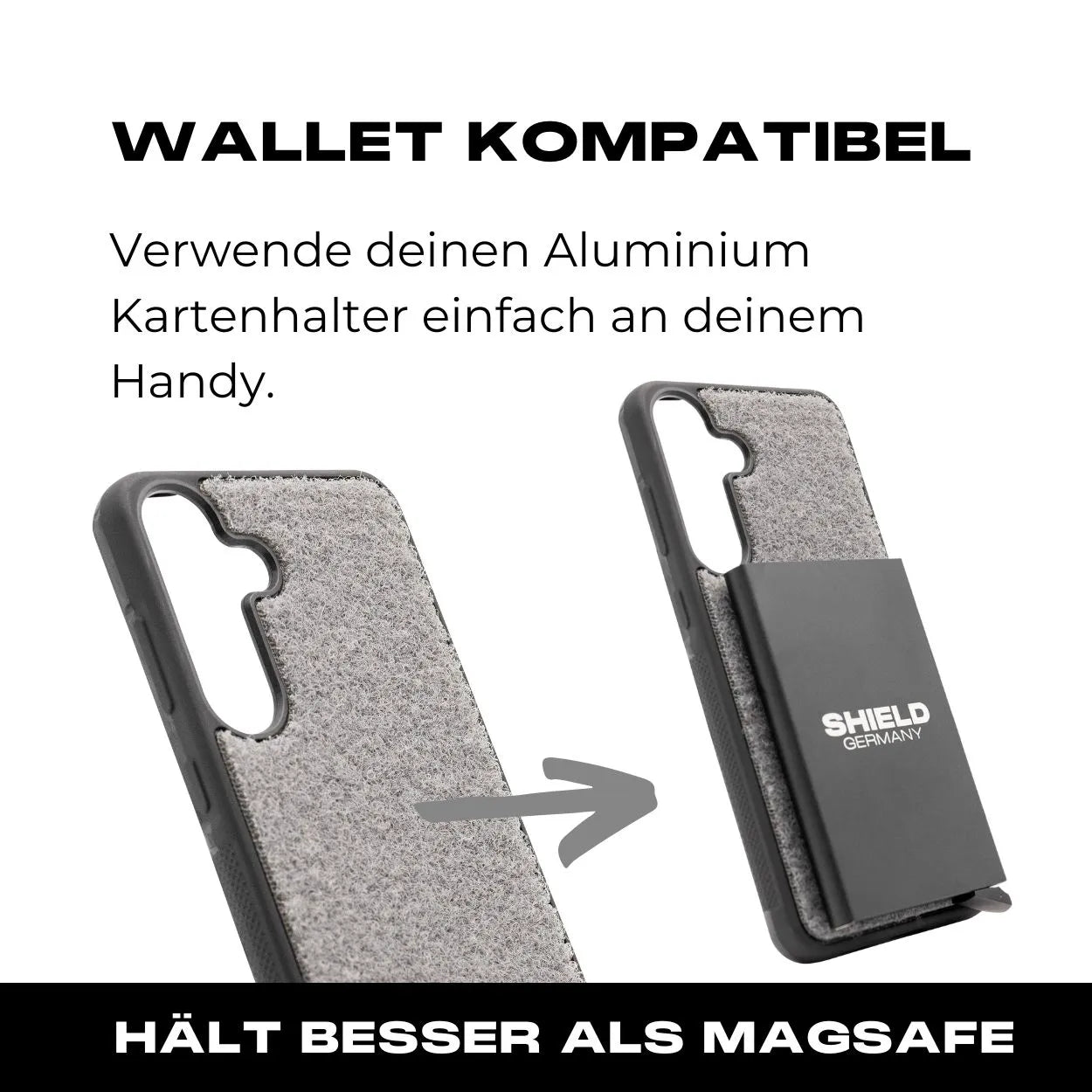 Tactical Case mit Wolfgrey Flauschklett - Samsung Galaxy S25 Reihe