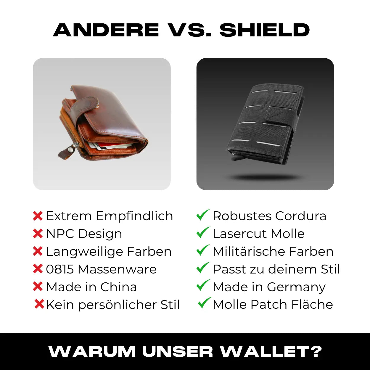 Tactical Wallet MK2 - Schwarz