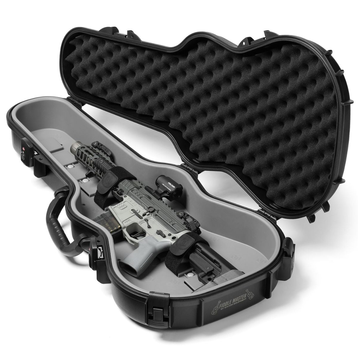 Hard case small - guitar look black