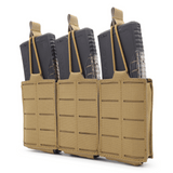 3-long magazine pouch BRAVO in Coyote