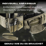 Chest Rig BRAVO in stone grey olive