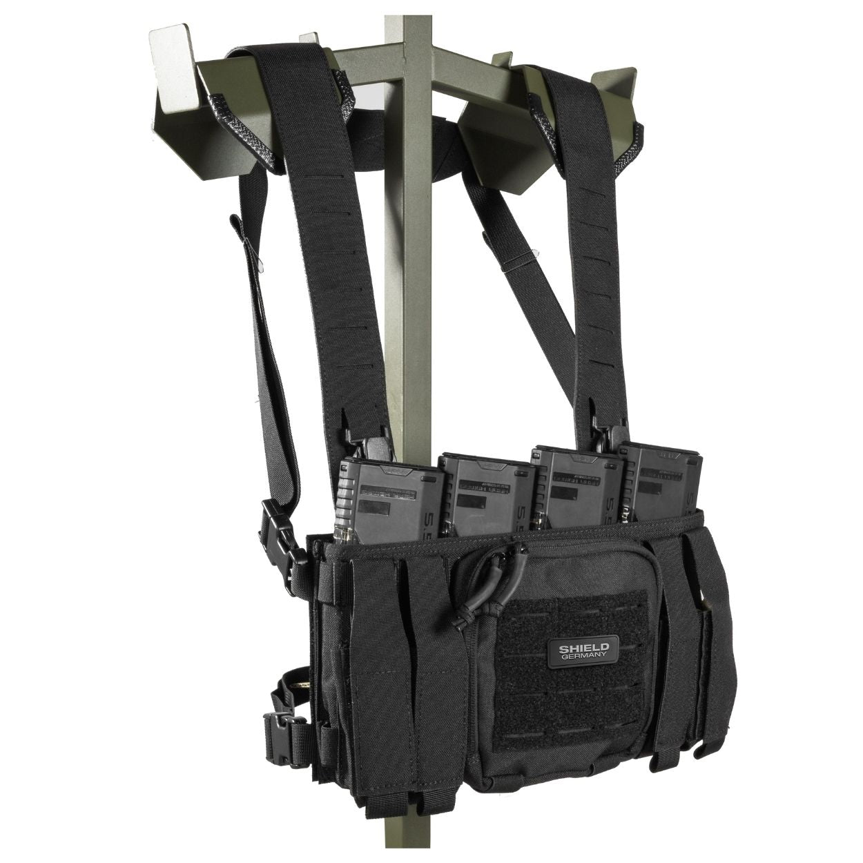 Chest Rig BRAVO in black SHIELD Germany