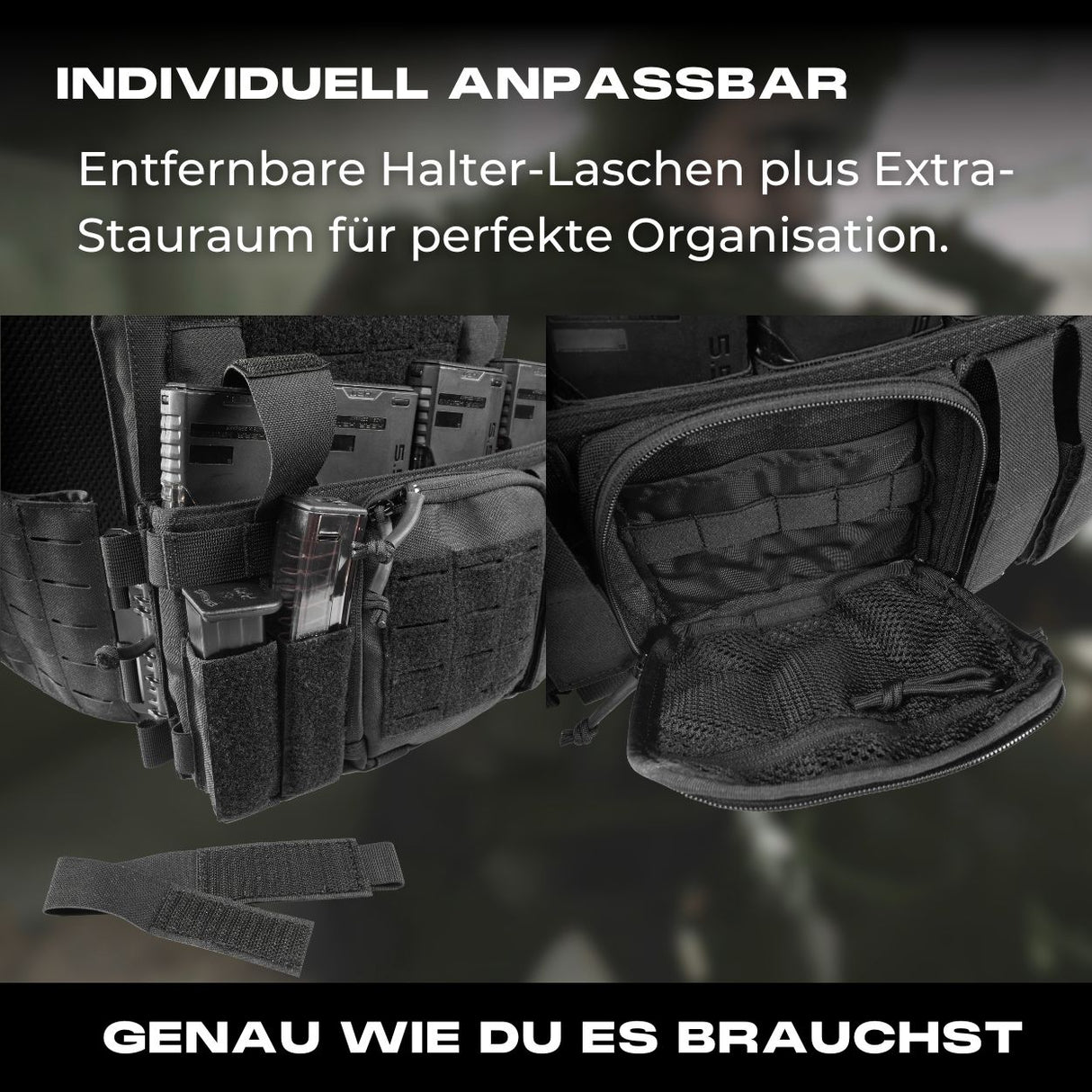 Chest Rig BRAVO in schwarz