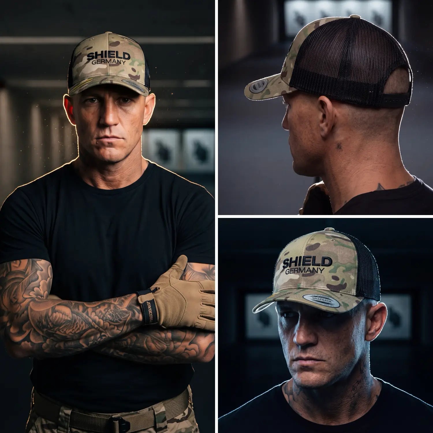 SHIELD Germany - Snapback Cap - Multicam
