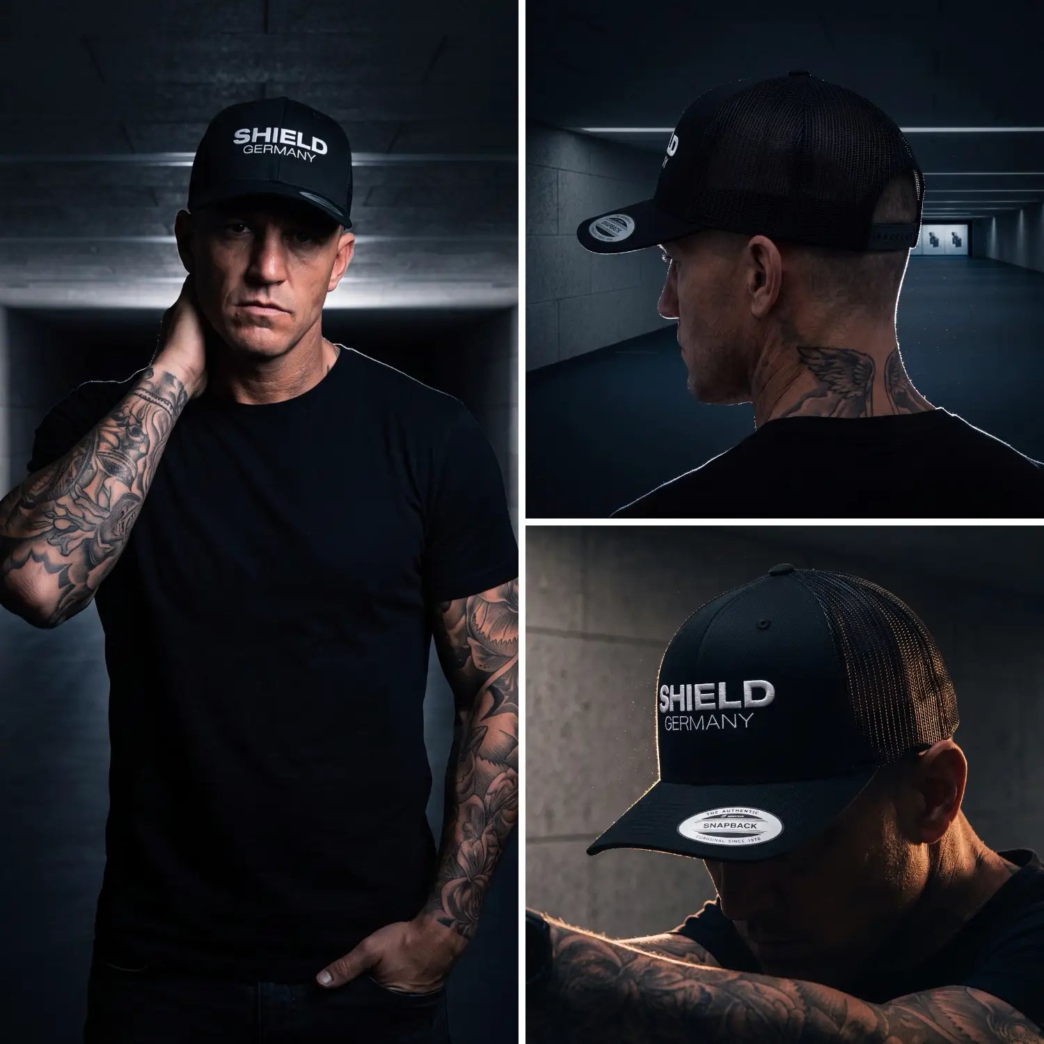 SHIELD Germany - Snapback Cap - Schwarz
