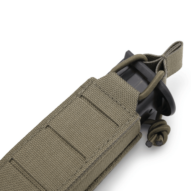 1 short magazine pouch BRAVO in stone grey-olive