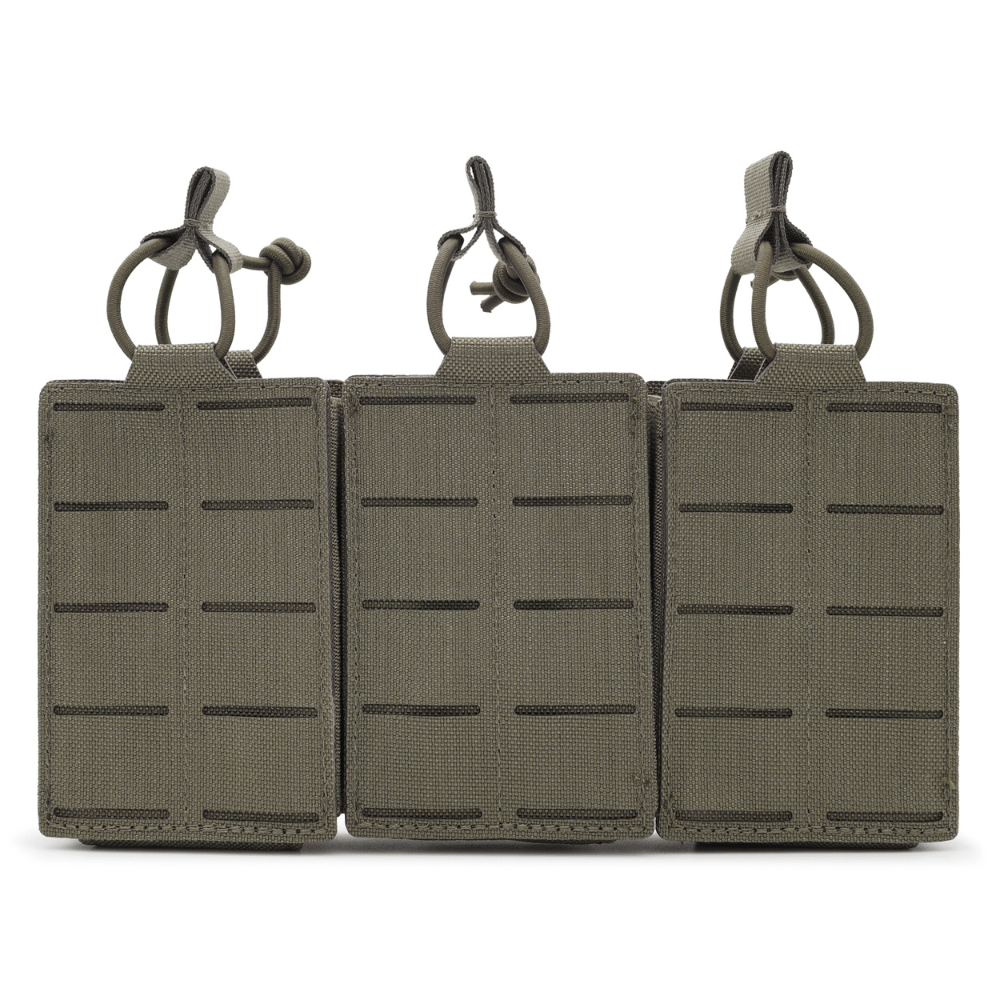 3-long magazine pouch BRAVO in stone grey-olive