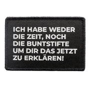 Keine Buntstifte -9 x 6cm