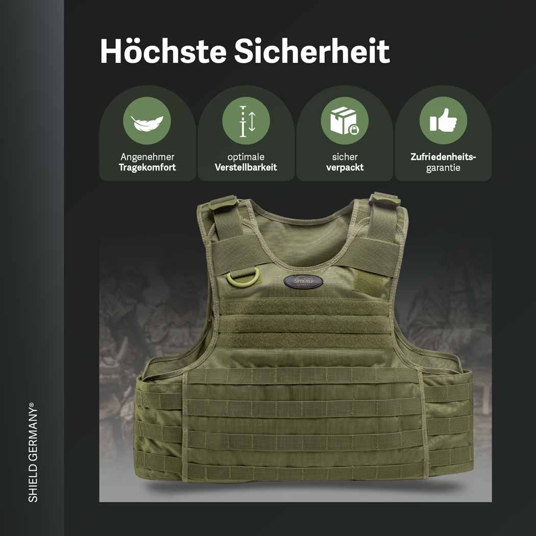 SHIELD Germany Stand Alone Platte NIJ Level IV (SK4) - US Army & BW Online  Shop Österreich