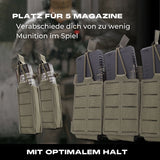 BRAVO Plattenträger - All in One Bundle - Steingrau Oliv