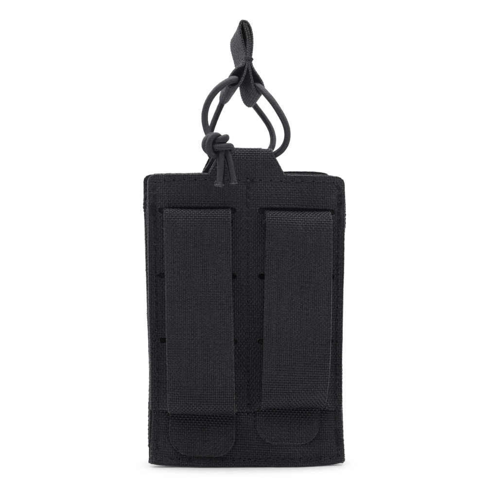 1 long magazine pouch BRAVO in black