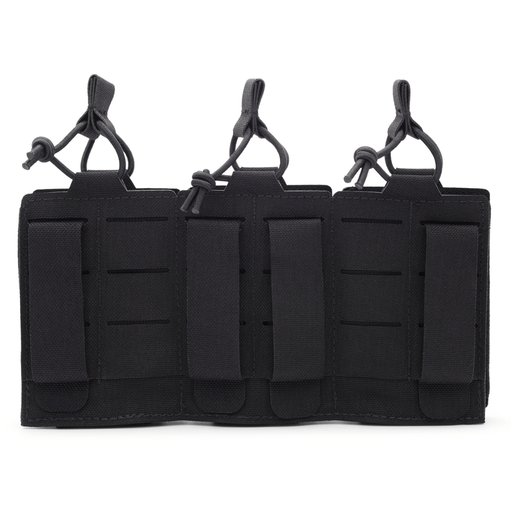 3-long magazine pouch BRAVO in black