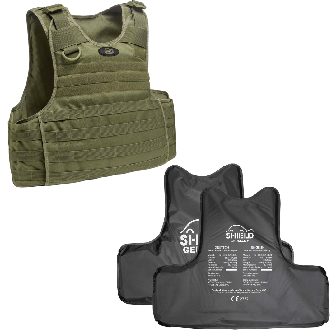 SHIELD Germany Tactical Vest ALPHA - Olive SK1 to SK4