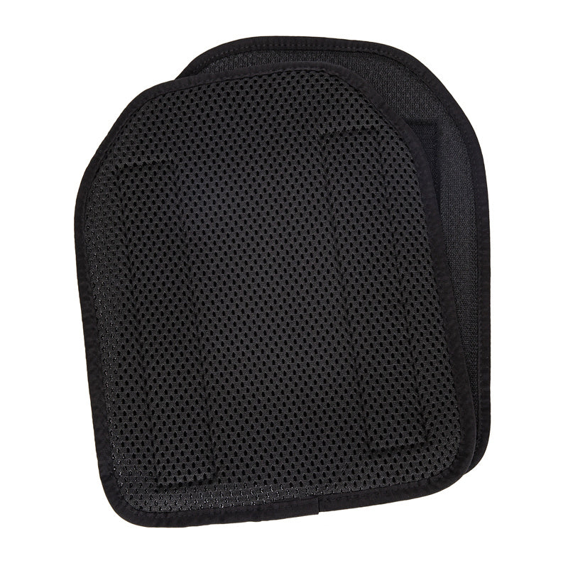 1x pair of BRAVO mesh pads in black