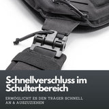 SHIELD Germany Plattenträger BRAVO Schwarz SK4 / NIJ IV