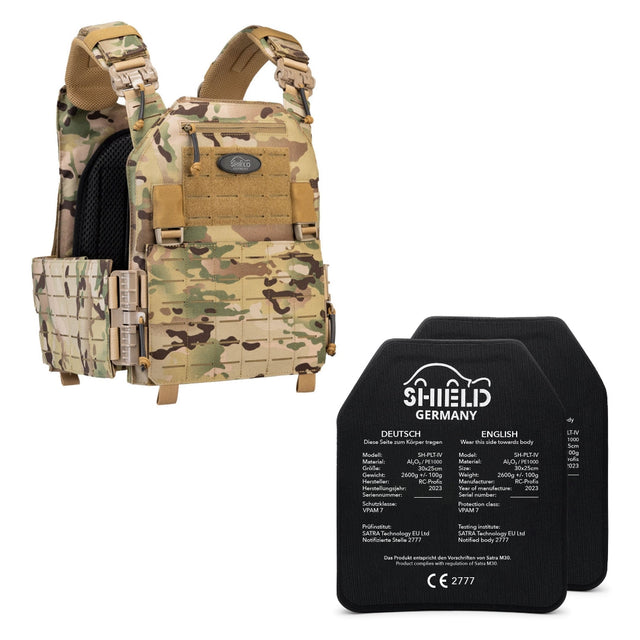 Plate carrier BRAVO multicam up to SK4 / NIJ IV