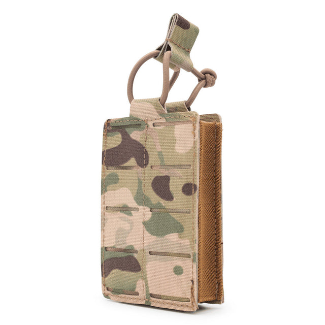 1 long magazine pouch BRAVO in multicam