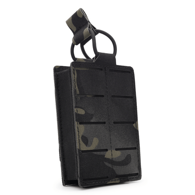 1er Lang- Magazintasche BRAVO in Dark Multicam