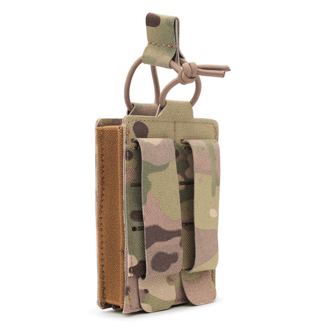 1 long magazine pouch BRAVO in multicam