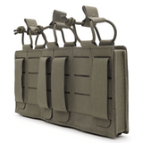 3-long magazine pouch BRAVO in stone grey-olive