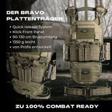 BRAVO Plattenträger - All in One Bundle - Steingrau Oliv