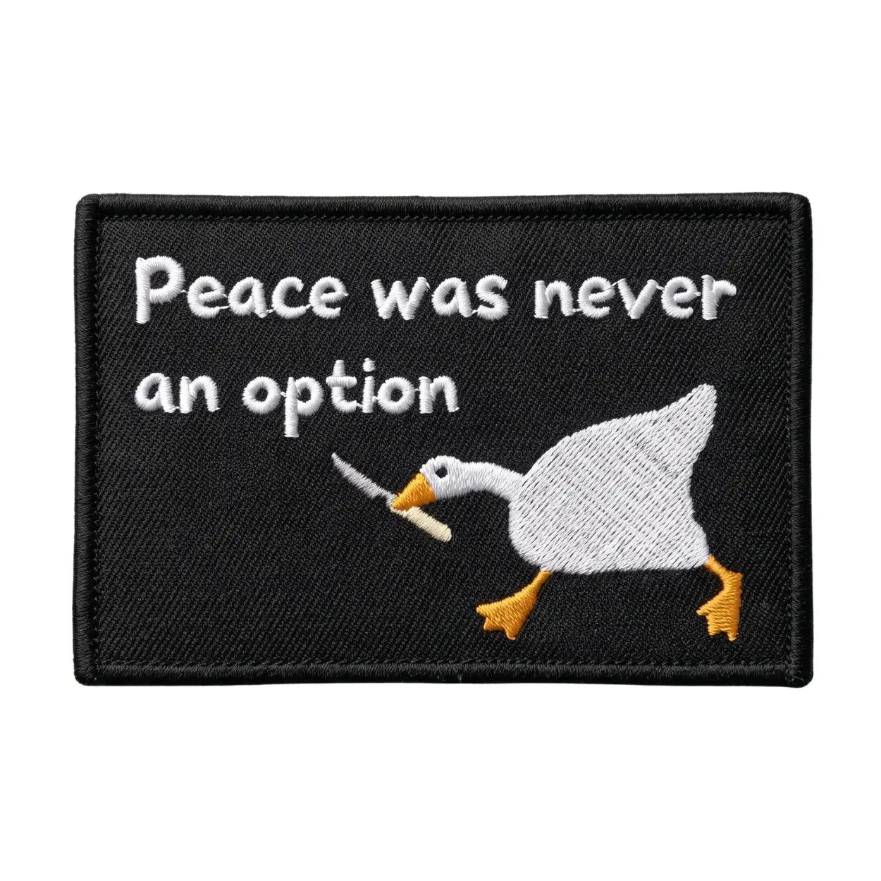 Stick Patch „Peace was never an option“