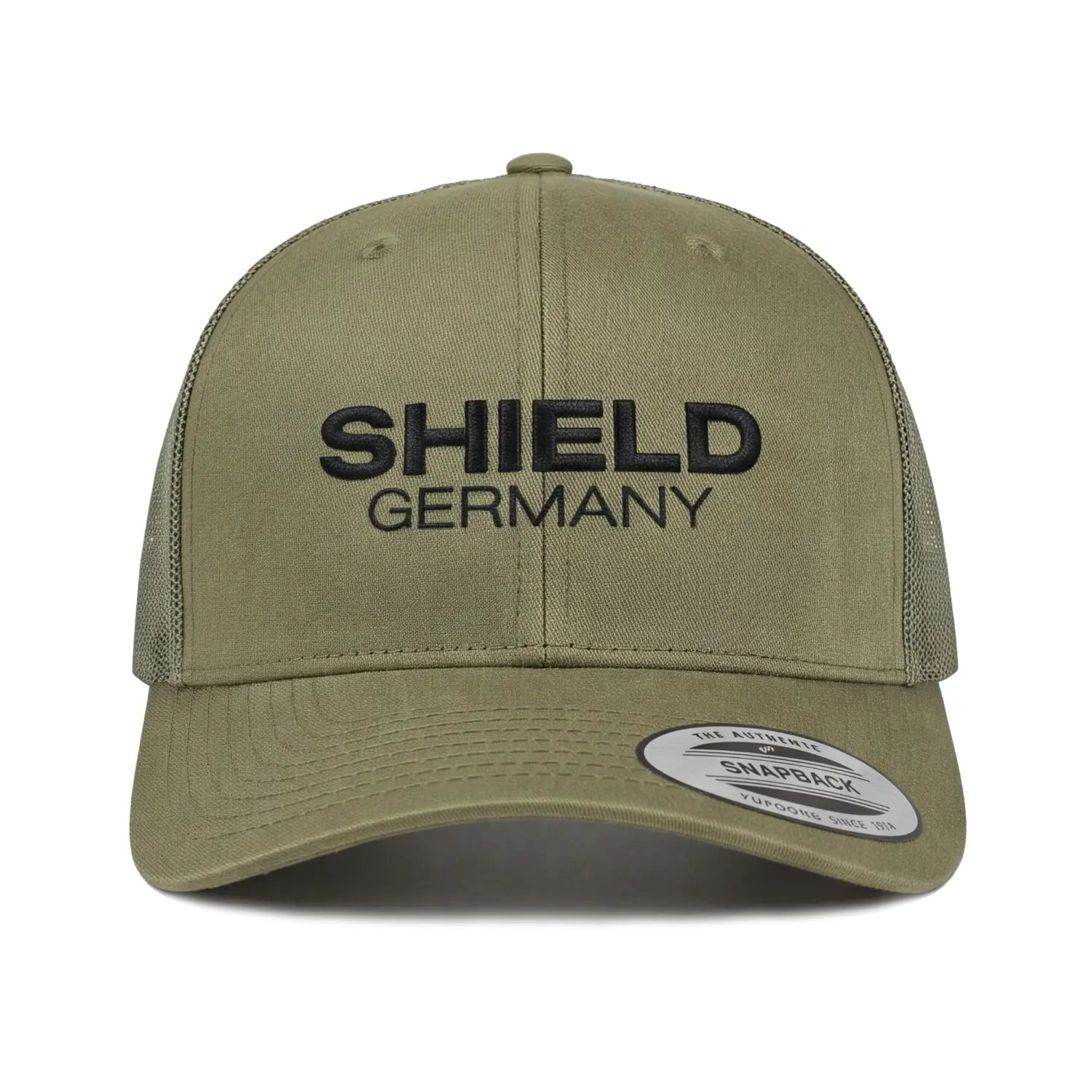 SHIELD Germany - Snapback Cap - Steingrau Oliv
