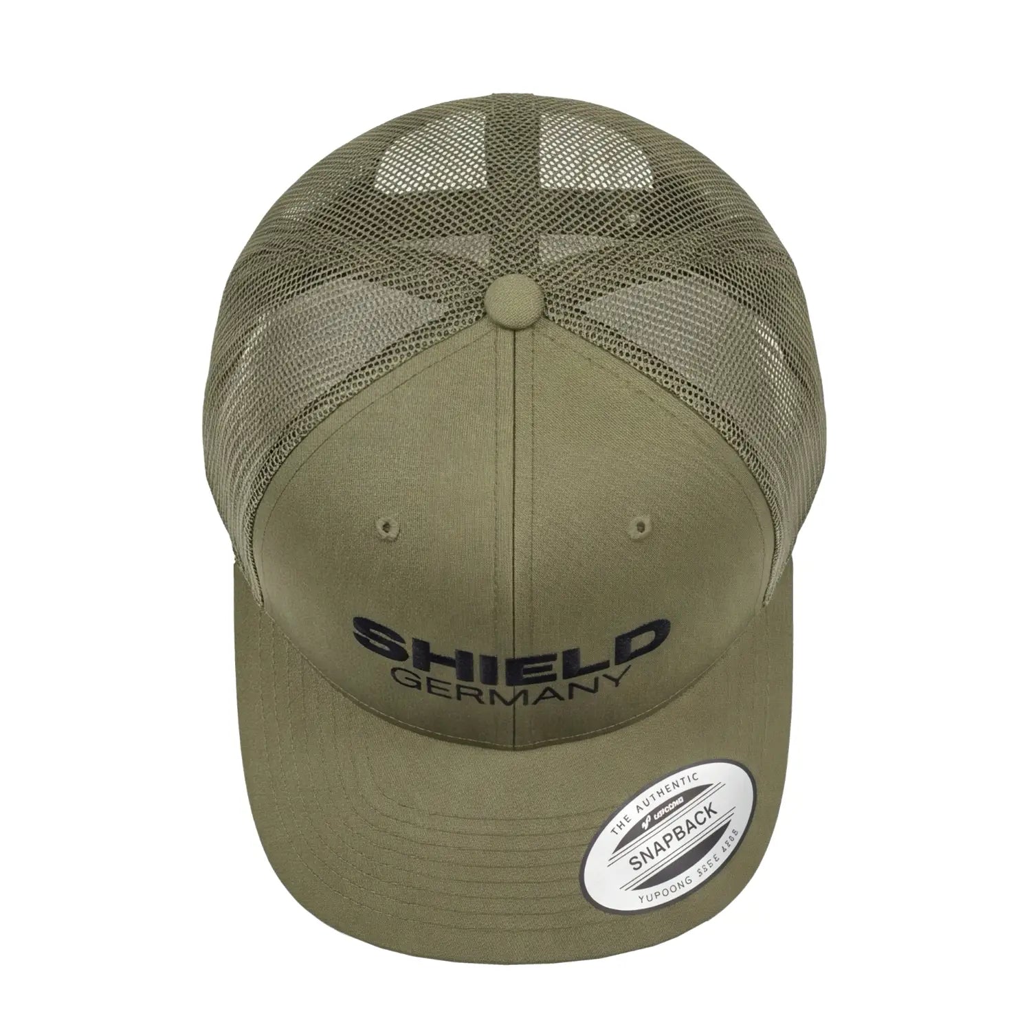 SHIELD Germany - Snapback Cap - Steingrau Oliv