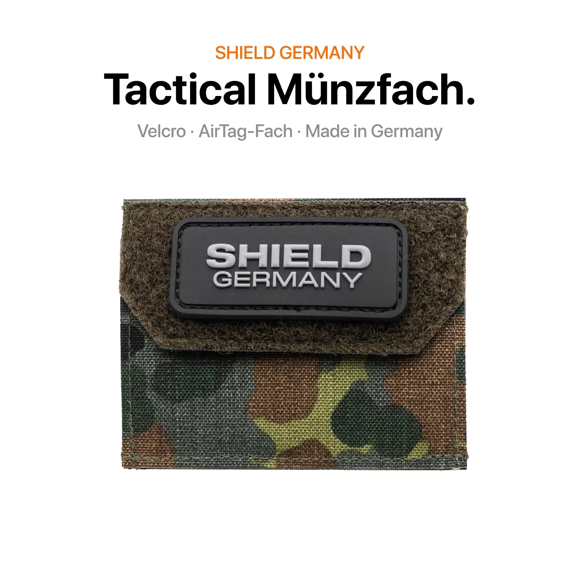 Tactical Wallet Münzfach - 5-Farben Flecktarn