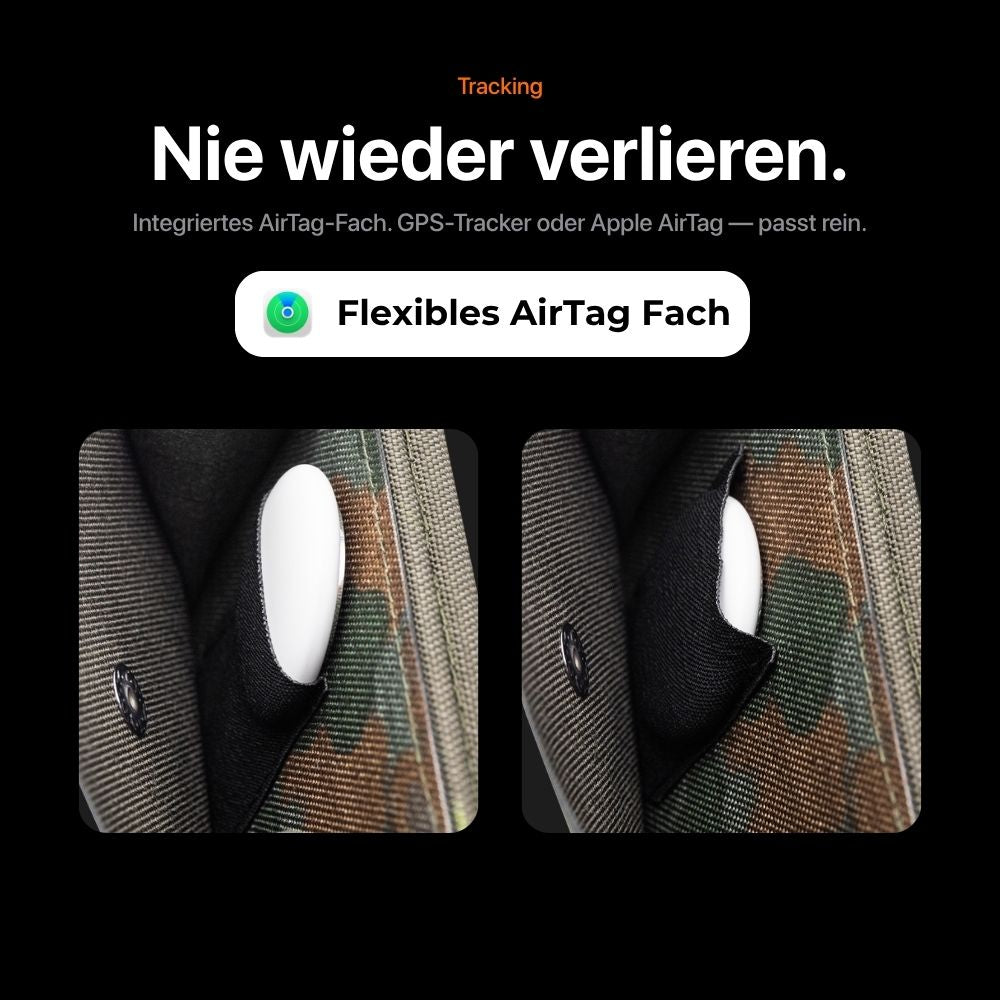 Tactical Wallet Münzfach - 5-Farben Flecktarn